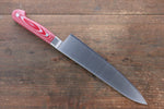 Sakai Takayuki Gran Chef Gran Chef Acero Sueco Gyuto 210mm Mango de Micarta Roja - Japanny-SP