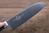 Sakai Takayuki Gran Chef Gran Chef Acero Sueco Santoku 180mm Mango de Micarta Negra - Japanny-SP