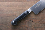 Sakai Takayuki Gran Chef Gran Chef Acero Sueco Santoku 180mm Mango de Micarta Negra - Japanny-SP