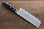 Kunihira Sairyu VG10 Damasco Nakiri  165mm Mango de Madera de pakka - Japanny-SP