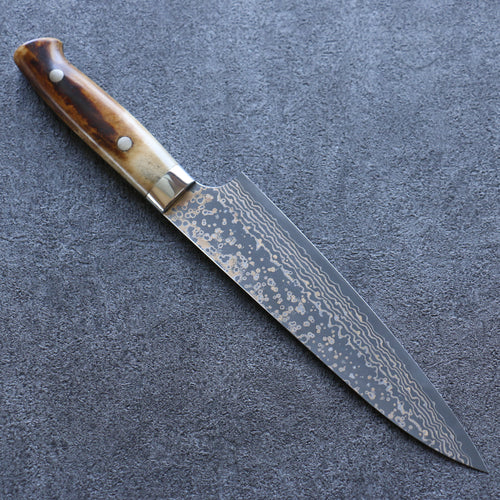 Cuchillo Japones Takeshi Saji Bunka Iron Wood Nickel Damascus HA