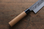 Seisuke Blue Steel No.2 Nashiji Gyuto, Santoku, Petty Japanese Chef Knives Set - Japanny-SP