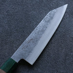 Seisuke Super Azul Martillado Bunka  165mm Mango de Nogal(doble anillo de pakka verde) - Japanny-SP