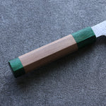 Seisuke Super Azul Martillado Bunka  165mm Mango de Nogal(doble anillo de pakka verde) - Japanny-SP