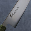 Sakai Takayuki Joya Esmeralda VG1 Santoku  180mm Mango de Wenge (Doble Aro Verde) - Japanny-SP