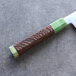 Sakai Takayuki Antarés Esmeralda Uddeholm Acero Inoxidable Sueco Gyuto  240mm Mango de Wenge (Doble Aro Verde) - Japanny-SP