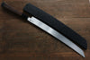 Sakai Takayuki Zangetsu Acero de Plata No.3 Sakimaru Yanagiba  Mango de Wenge Con funda - Japanny-SP