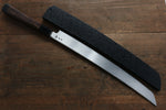 Sakai Takayuki Zangetsu Acero de Plata No.3 Sakimaru Yanagiba  Mango de Wenge Con funda - Japanny-SP