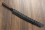 Sakai Takayuki Zangetsu Acero de Plata No.3 Sakimaru Yanagiba  Mango de Wenge Con funda - Japanny-SP