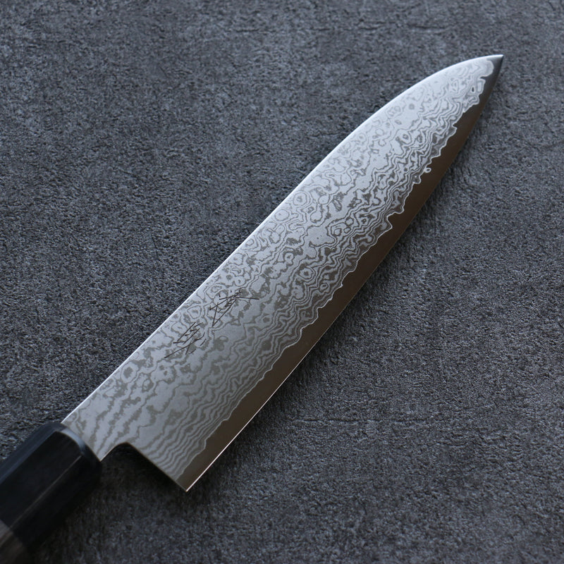 Seisuke VG10 Damasco Gyuto  180mm Mango de Madera de Pakka Gris - Japanny-SP