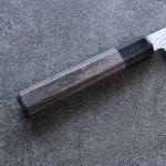 Seisuke VG10 Damasco Gyuto  180mm Mango de Madera de Pakka Gris - Japanny-SP