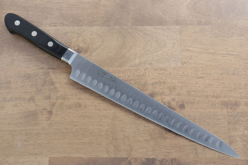 Seisuke Acero Sueco Sujihiki Salmon  270mm Mango de Madera de Pakka Negra - Japanny-SP