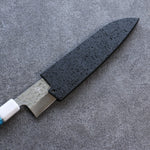 Kuroishime Magnolia Funda para 150mm Santoku pequeno con Clavija de madera contrachapada Kaneko - Japanny-SP