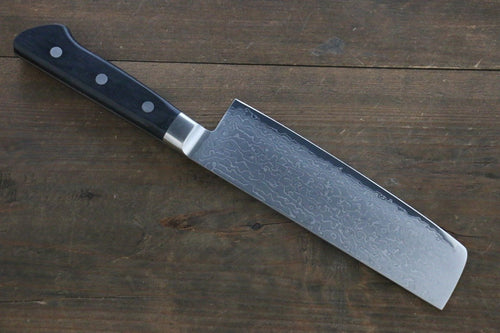 Sakai Takayuki Molibdeno Damasco de 63 Capas Nakiri  160mm - Japanny-SP