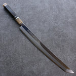 Sakai Takayuki Zangetsu Acero de Plata No.3 Terminado de Espejo Sakimaru Yanagiba  330mm Mango de Madera de ebano  con Funda - Japanny-SP