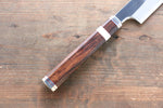 Sakai Takayuki Shiden Acero de Plata No.3 Kengata Yanagiba 300mm Mango de Ironwood del desierto(modelo sugihara) - Japanny-SP