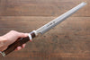 Sakai Takayuki Shiden Acero de Plata No.3 Kengata Yanagiba 300mm Mango de Ironwood del desierto(modelo sugihara) - Japanny-SP