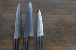 Iseya VG10 33 Layer Damascus Japanese, Gyuto 210mm, Petty 150mm & Sushi Knife 210mm Set - Japanny-SP