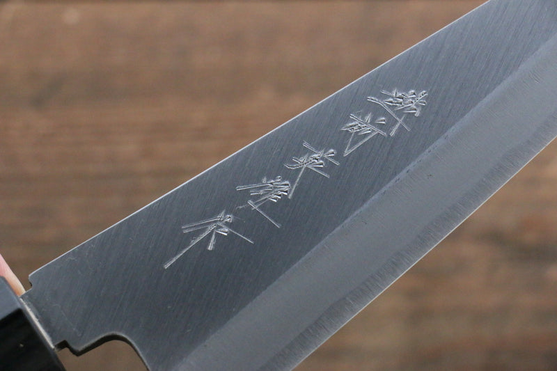 Hideo Kitaoka Acero Azul No.2 Deshuesador Honesuki  150mm Mango de Shitan - Japanny-SP