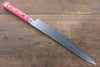 Sakai Takayuki Gran Chef Gran Chef Acero Sueco Sujihiki 240mm Mango de Micarta Roja - Japanny-SP