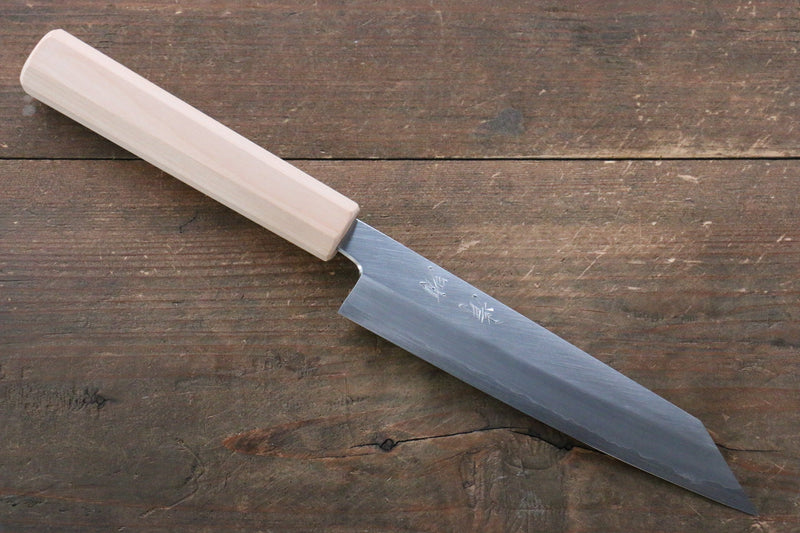 Seisuke Acero de Plata No.3 Kiritsuke Petty, Utilitario  150mm Mango de Cerezos Floreciendo - Japanny-SP