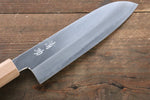 Seisuke Acero de Plata No.3 Santoku  165mm Mango de Cerezos Floreciendo - Japanny-SP