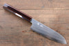 Seisuke Acero de Plata No.3 Santoku  165mm Mango de Laquerado - Japanny-SP