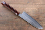 Seisuke Acero de Plata No.3 Santoku  165mm Mango de Laquerado - Japanny-SP