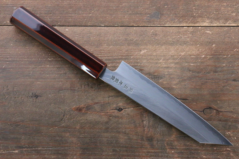 Seisuke Acero de Plata No.3 Kiritsuke Petty, Utilitario  150mm Mango de Laquerado - Japanny-SP