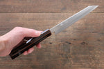 Seisuke Acero de Plata No.3 Kiritsuke Petty, Utilitario  150mm Mango de Laquerado - Japanny-SP