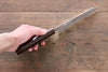 Seisuke Acero de Plata No.3 Kiritsuke Petty, Utilitario  150mm Mango de Laquerado - Japanny-SP