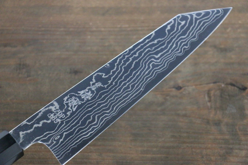 Sukenari ZDP189 Damasco Kiritsuke Gyuto  210mm Mango de Shitan - Japanny-SP