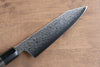 Kanjyo VG10 Damasco Kiritsuke Santoku  180mm Mango de Madera de Pakka Gris - Japanny-SP