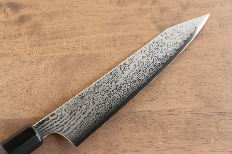 Kanjyo VG10 Damasco Kiritsuke Gyuto  210mm Mango de Madera de Pakka Gris - Japanny-SP