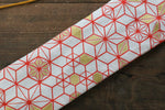 Japanese Style Knife Roll WhiteHexagon 1 Pocket - Japanny-SP