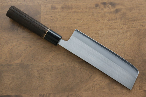 Seisuke SG2 Nakiri  165mm Mango de Madera de Castano Quemada - Japanny-SP