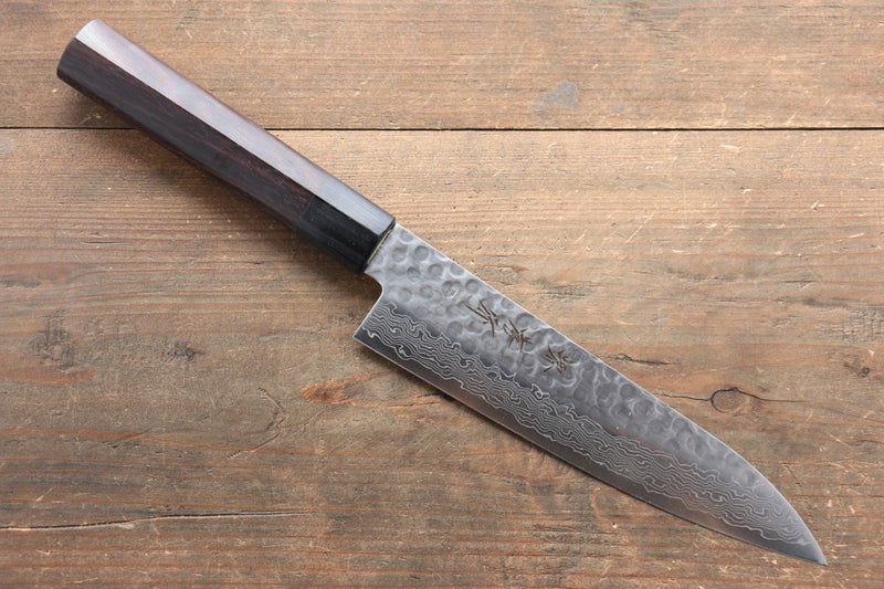 Sakai Takayuki 45 Layer Damascus Japanese Chef's Gyuto, Santoku & Petty Knife with Shitan Handle Set - Japanny-SP