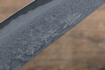 Nao Yamamoto VG10 Damasco Negro Gyuto  200mm Mango de Madera de Pakka Negra - Japanny-SP