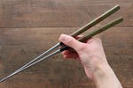 Moribashi Cooking Chopstick Green 165mm - Japanny-SP