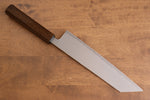 Seisuke Nami AUS10 Damasco con Terminado de Espejo Kiritsuke Gyuto  210mm Mango de Roble - Japanny-SP