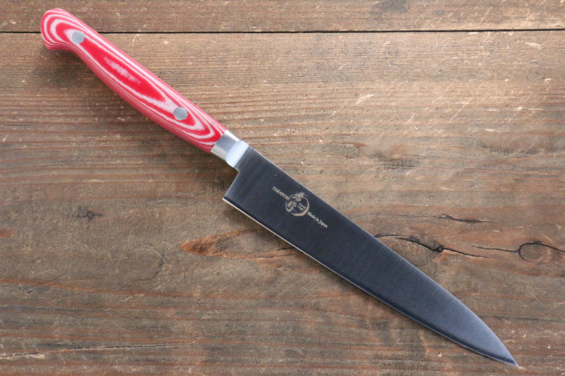 Sakai Takayuki Gran Chef Gran Chef Acero Sueco Petty-Utilitario 150mm Mango de Micarta Roja - Japanny-SP