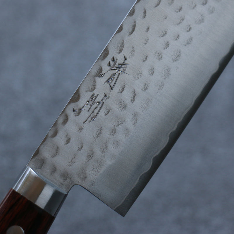 Seisuke VG1 Martillado Nakiri  165mm Mango de Caoba - Japanny-SP