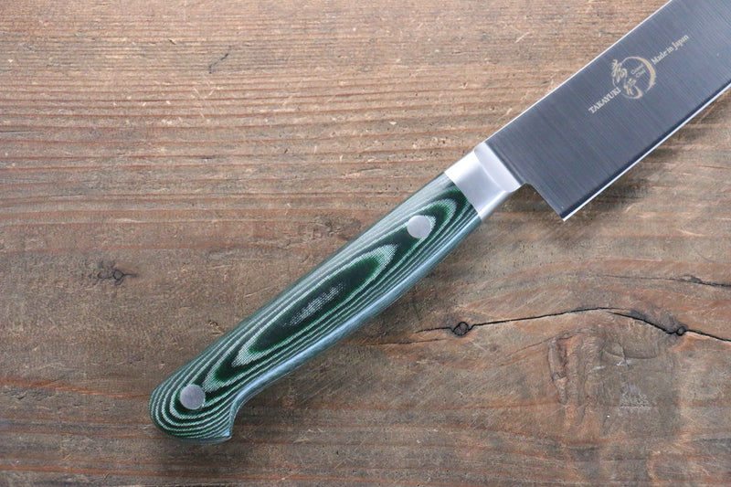 Sakai Takayuki Gran Chef Gran Chef Acero Sueco Sujihiki 240mm Mango de Micarta verde - Japanny-SP