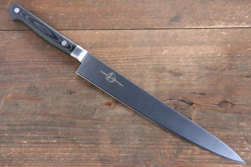 Sakai Takayuki Gran Chef Gran Chef Acero Sueco Sujihiki 240mm Mango de Micarta Negra - Japanny-SP