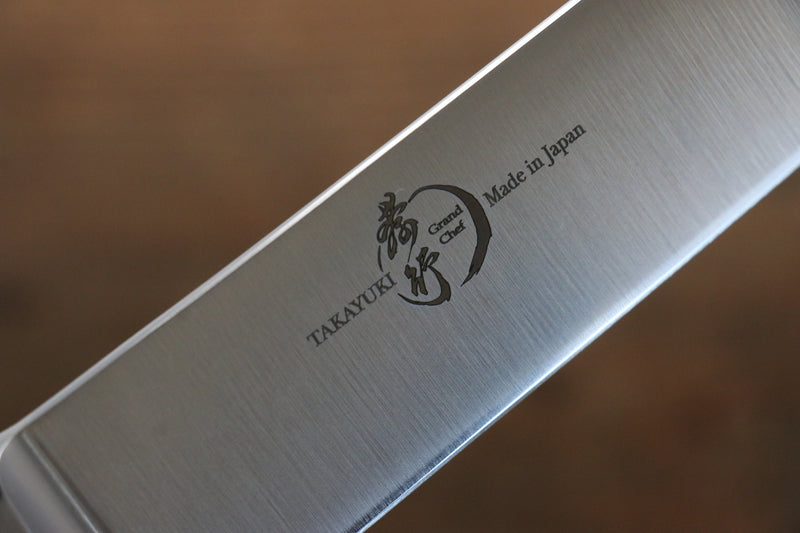 Sakai Takayuki Gran Chef Gran Chef Acero Sueco Sujihiki 240mm Mango de Micarta Negra - Japanny-SP