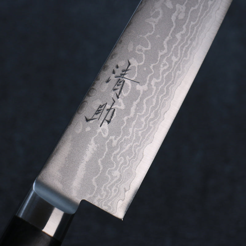 Seisuke VG10 Damasco Sujihiki  270mm Mango de Madera de Pakka Negra - Japanny-SP