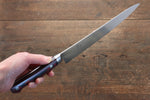 Sakai Takayuki Gran Chef Gran Chef Acero Sueco Sujihiki 240mm Mango de Micarta cafe - Japanny-SP