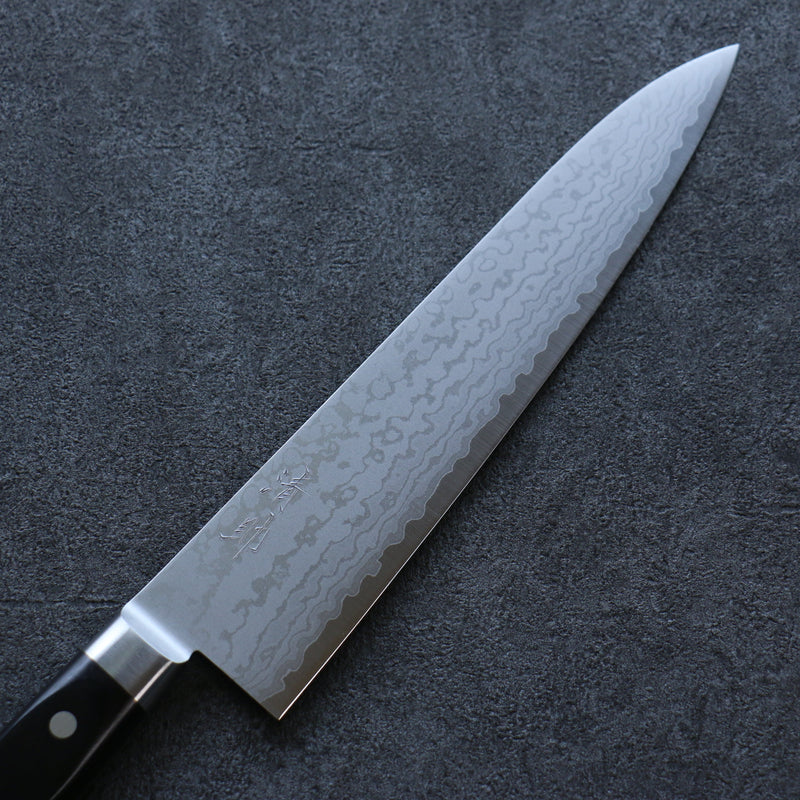 Seisuke VG10 Damasco Gyuto  240mm Mango de Madera de Pakka Negra - Japanny-SP