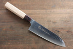 Sakai Takayuki VG10 Damasco de 33 Capas Santoku  170mm Mango de Keyaki (Olmo Japones) - Japanny-SP