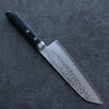 Seisuke VG10 Damasco Santoku  165mm Mango de Madera de Pakka Negra - Japanny-SP